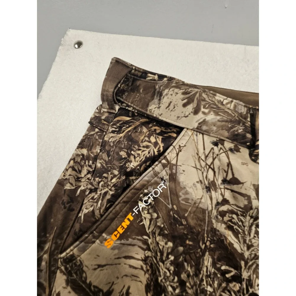 Realtree Max-1 XT Camo Hunting‎ Pants Mens 3XL Dark Earth Fleece Lined TP1148